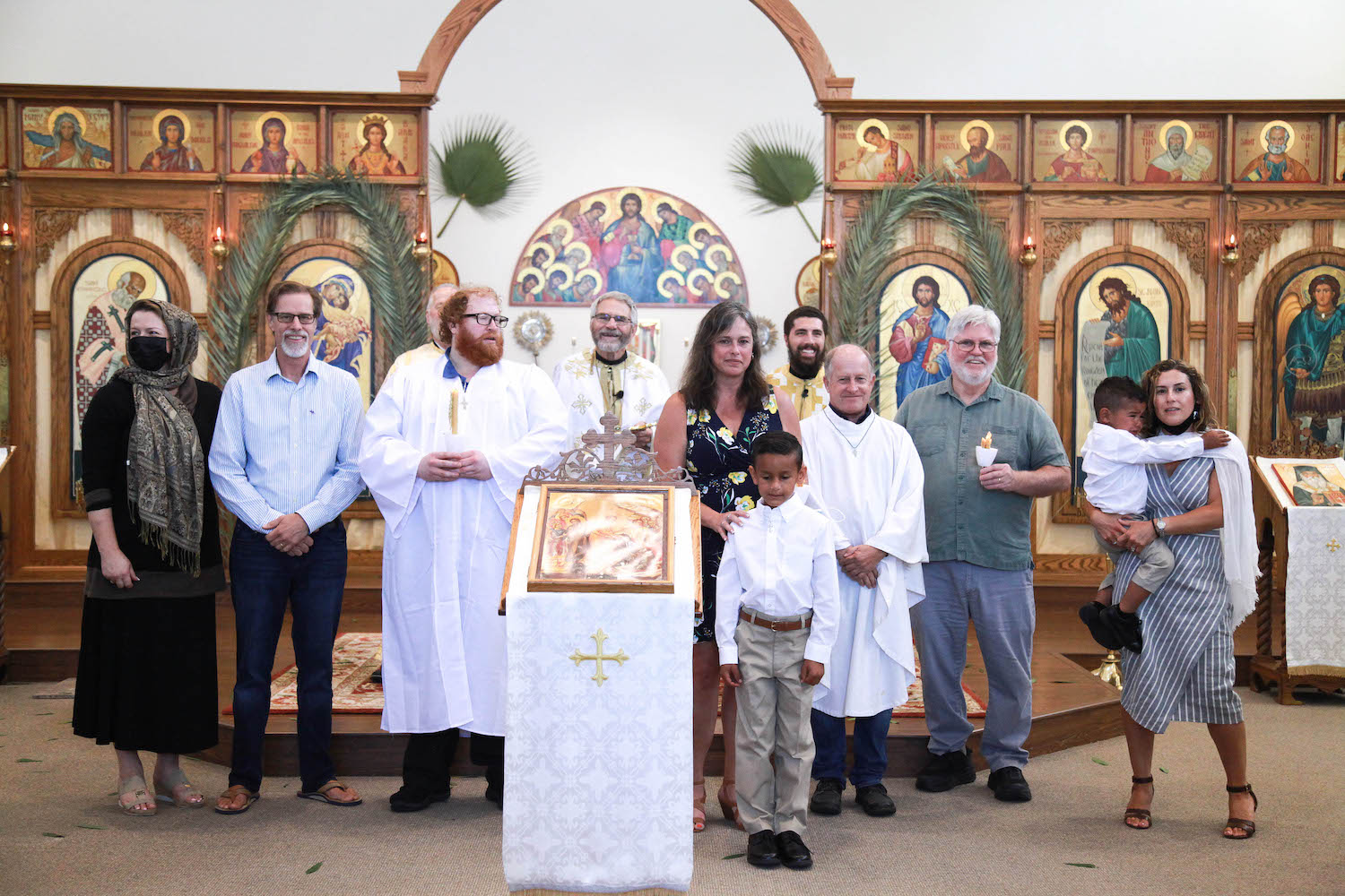 Baptism of James Arnold, Peter Van Dolah, Cyrus and Lincoln Brunner